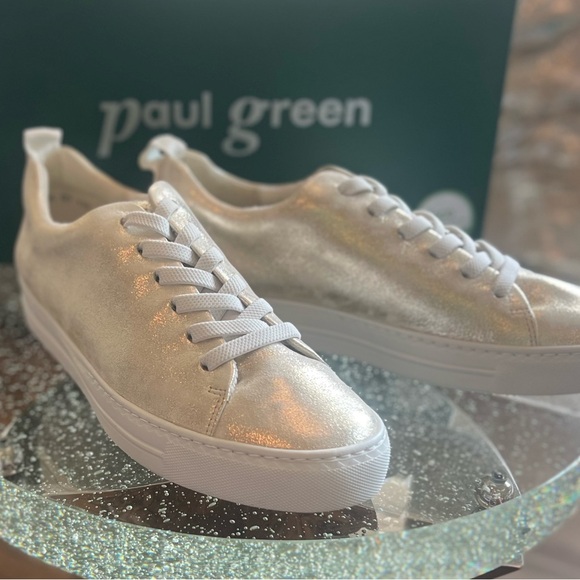 Paul Green NWB Scotty Mineral Antic Metallic Shoes Size 9 - Picture 2 of 7
